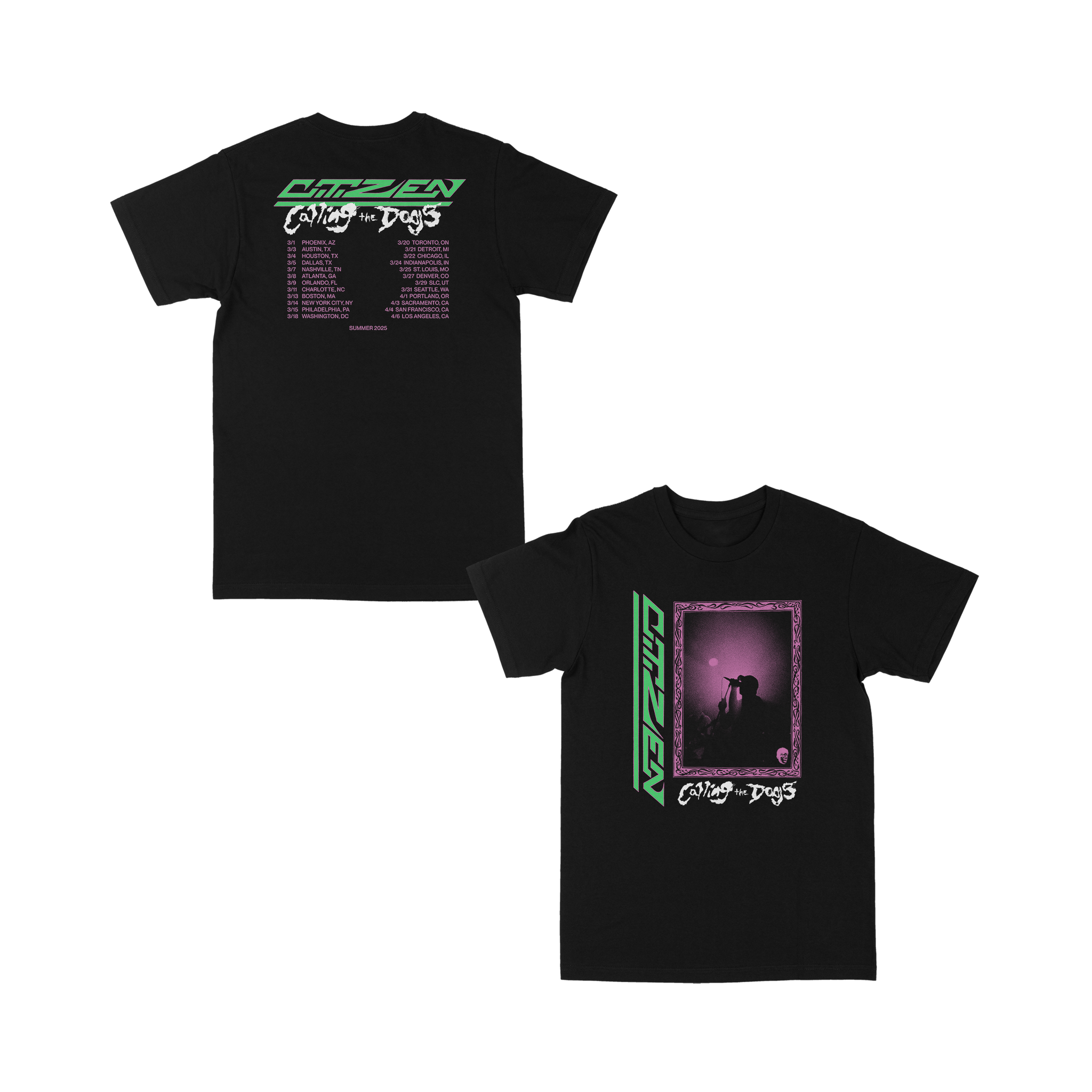 Frame 2025 Tour T-Shirt – Citizen