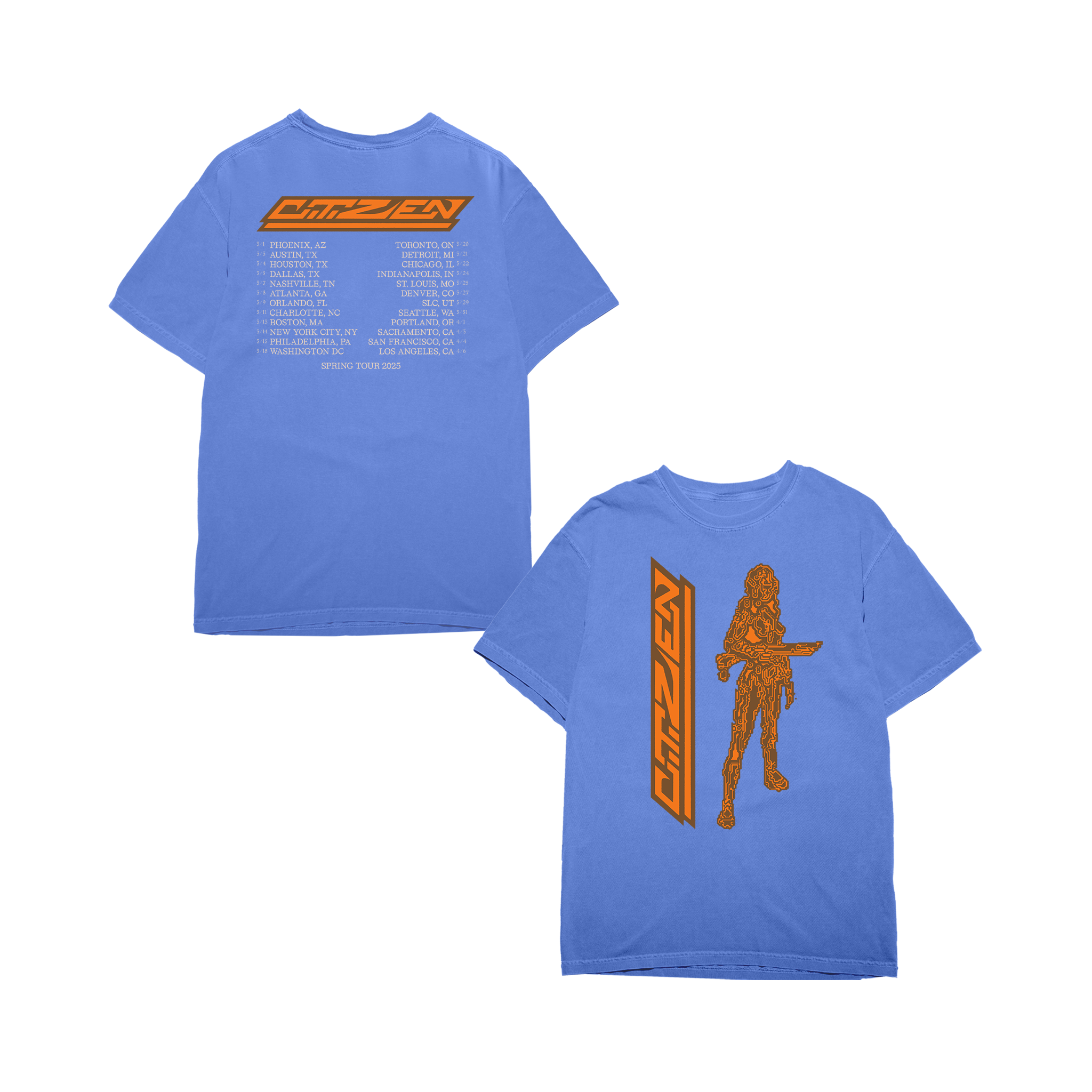 BLUE TOUR Tシャツ Graphik Tour T-Shirt – Citizen