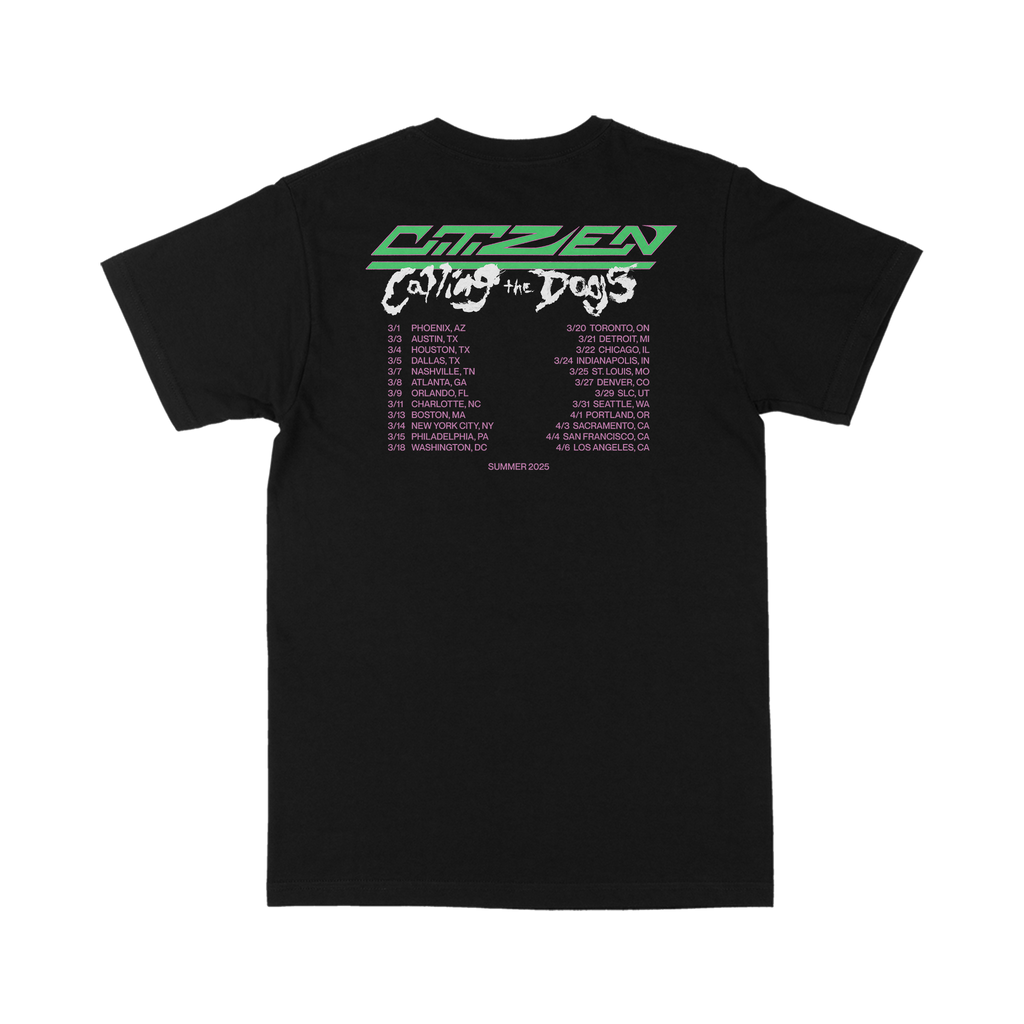 Frame 2025 Tour T-Shirt – Citizen Frame 2025 Tour T-Shirt – Citizen