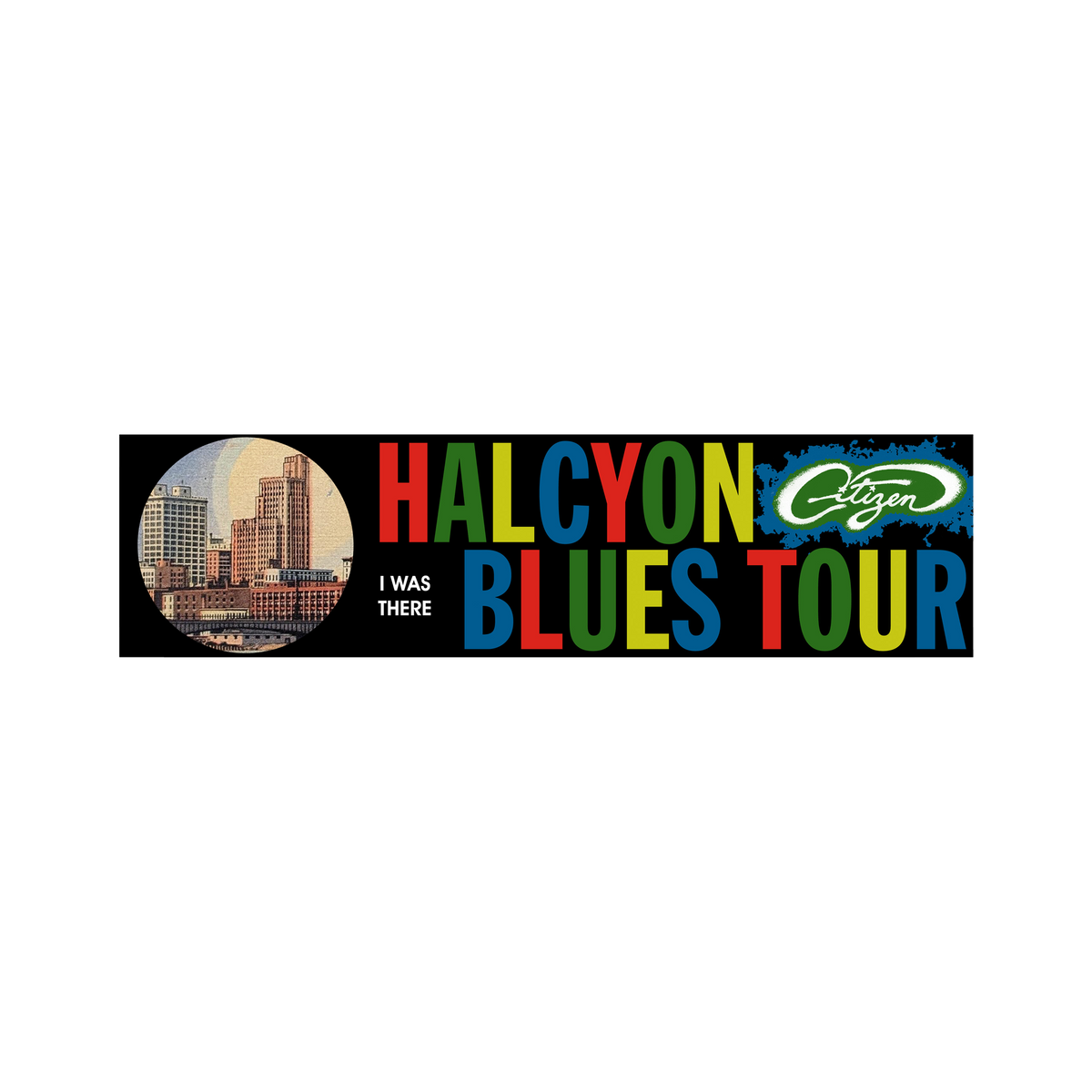 Halcyon Blues Tour Bumper Sticker